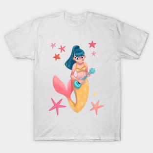 mermaid ukulele T-Shirt